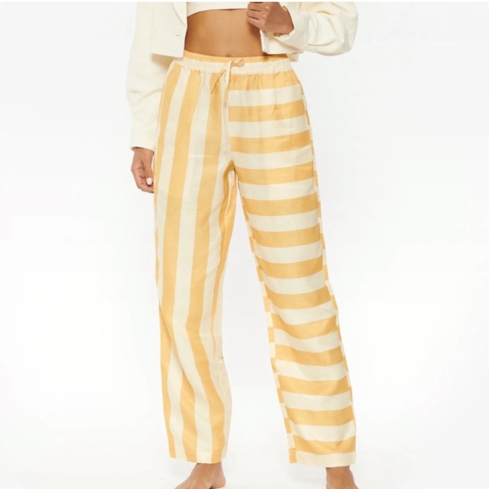✅Last Chance✅ The Bright Side x Rocky Barnes Striped Beachwood Leisure Pants - S
